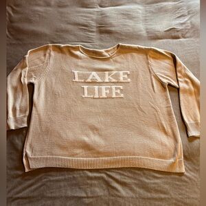 Gilli Beige LAKE LIFE Knit Sweater 2XL